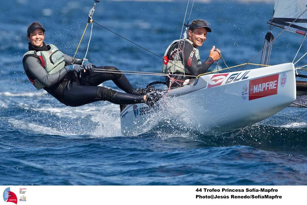 44 Trofeo Princesa Sofia Mapfre Medal Race, day 6 - Nacra 17  ITA  ITA-037  23  Vittorio Bissaro  Silvia Sicouri © Jesus Renedo / Sofia Mapfre http://www.sailingstock.com